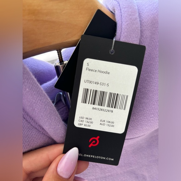 Peloton UNISEX Fleece Hoodie - Picture 4 of 5